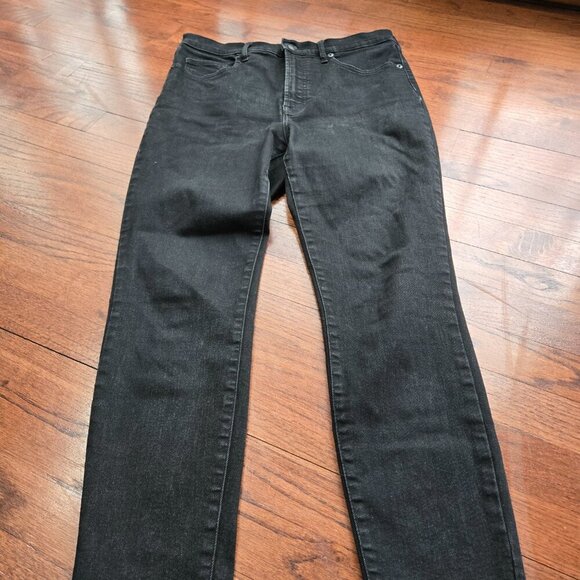 Everlane High Rise Skinny Ankle Jeans Black 31 - Picture 3 of 5